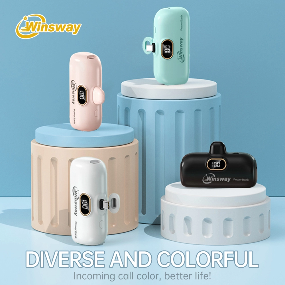 WINSWAY at TEMU top seller showcase – Crowds interested in capsule power banks