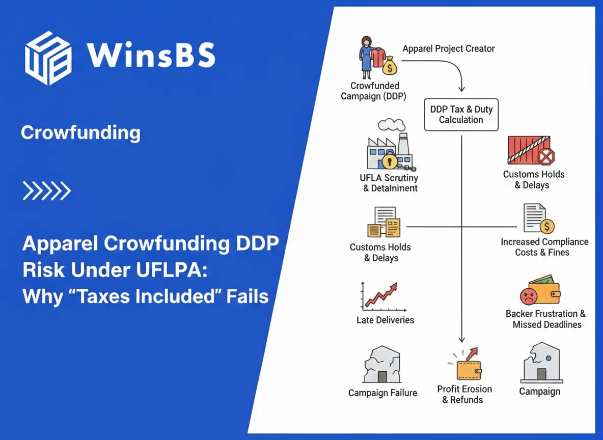Apparel Crowdfunding DDP Risk Under UFLPA: Why “Taxes Included” Fails