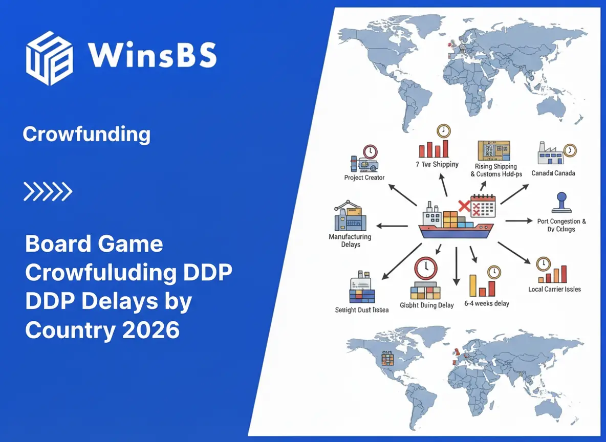 Board Game Crowdfunding DDP Delays by Country 2026