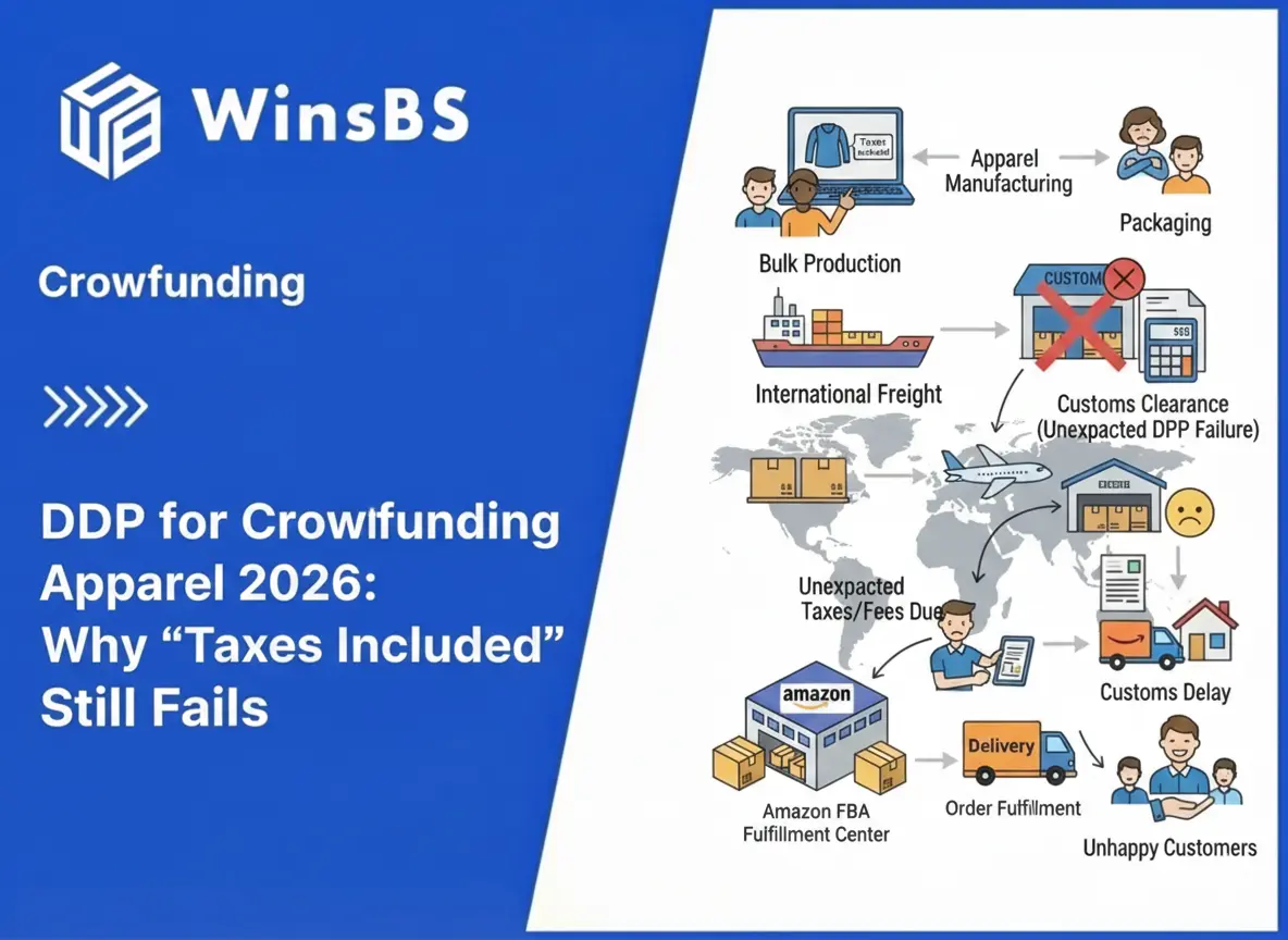 DDP for Crowdfunding Apparel 2026: Why “Taxes Included” Still Fails