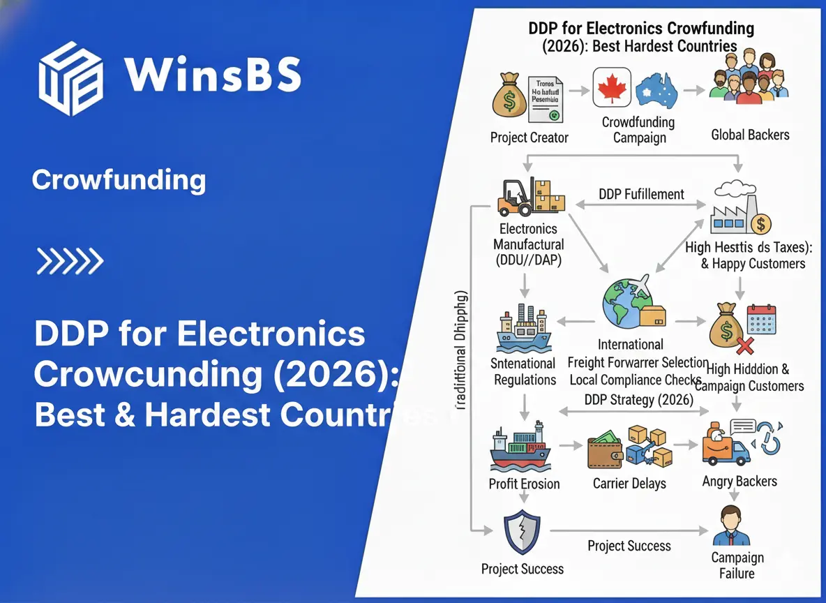 DDP for Electronics Crowdfunding (2026): Best & Hardest Countries